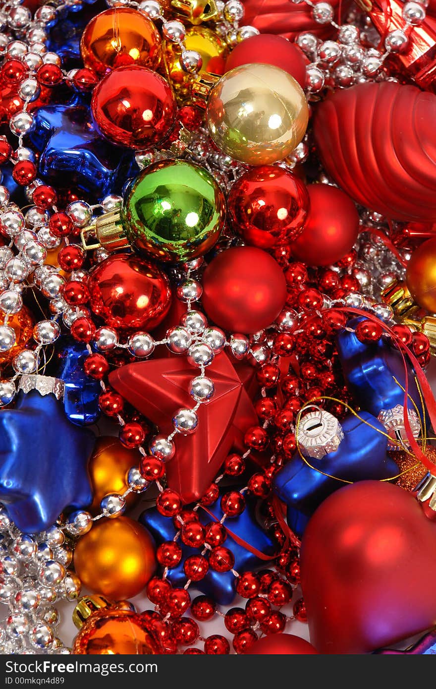 Background of colorful christmas balls. Background of colorful christmas balls