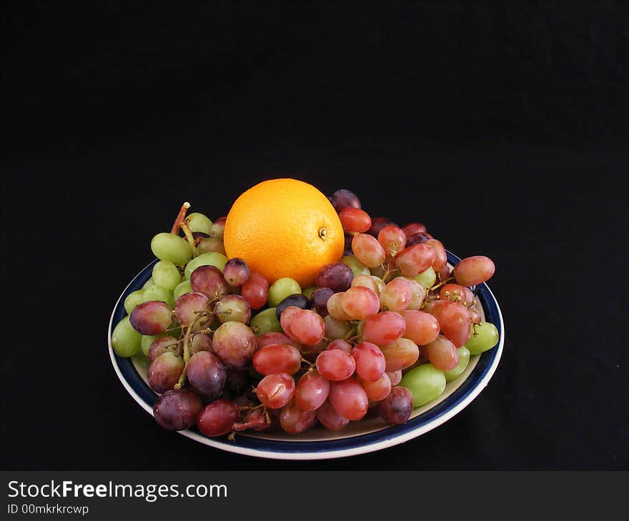 Orange And Grapes 4