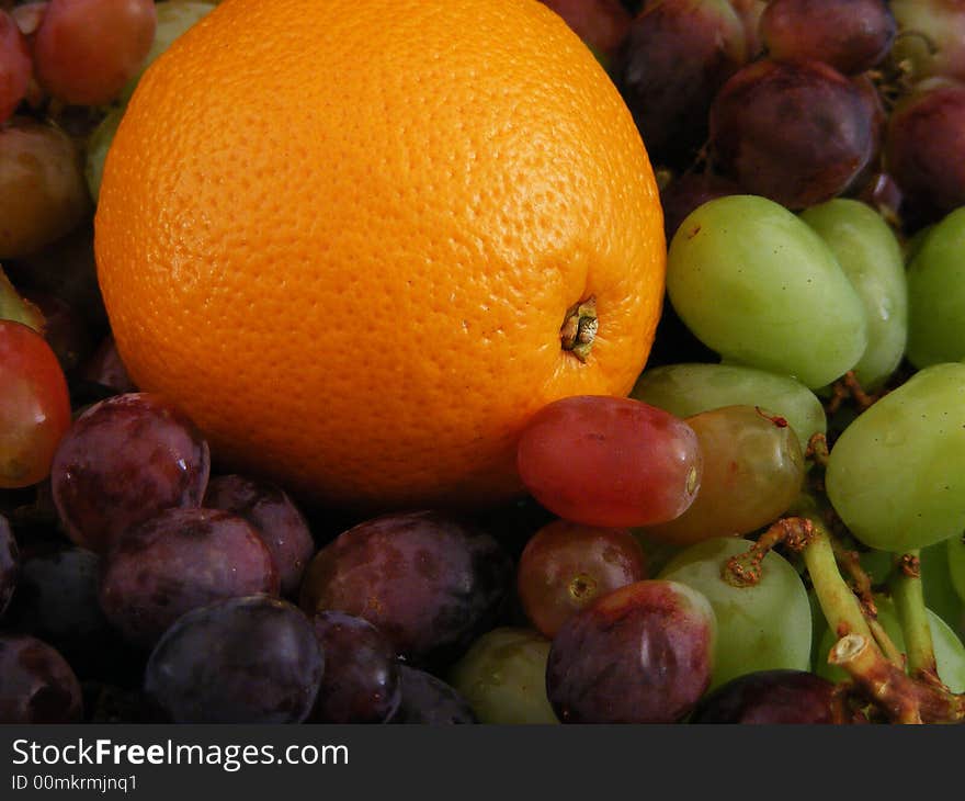 Orange and Grapes 2