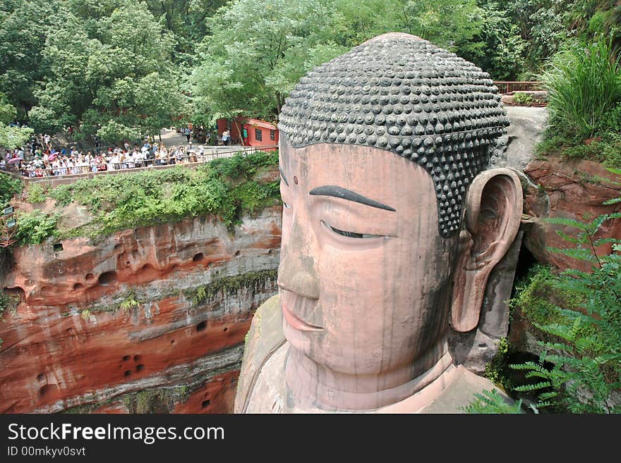 Grand Buddha statue in Leshan