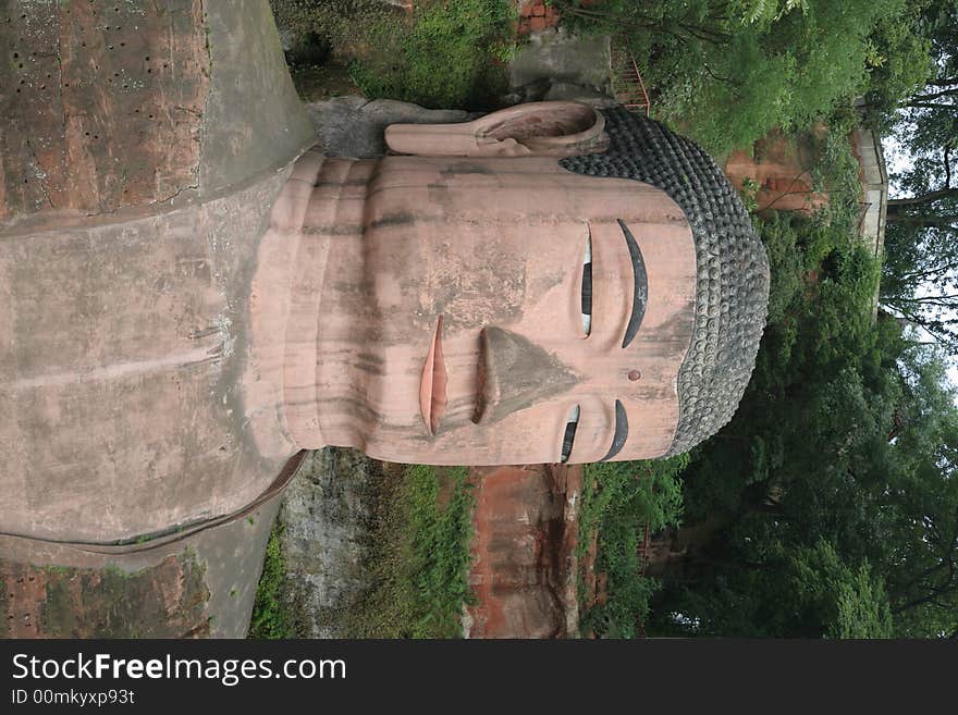 Grand Buddha statue in Leshan