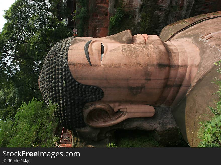 Grand Buddha Statue In Leshan