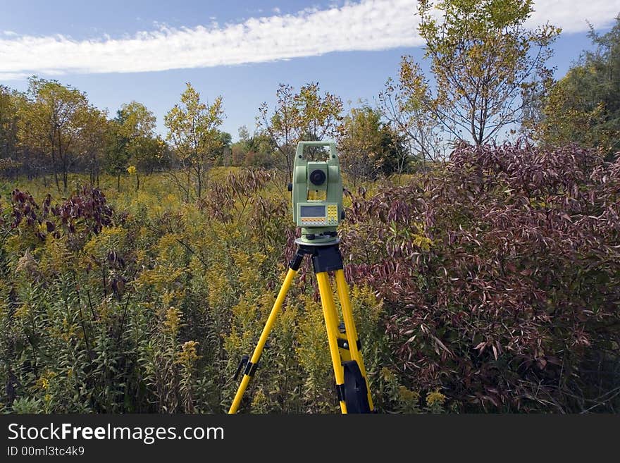 Land Surveying with total station