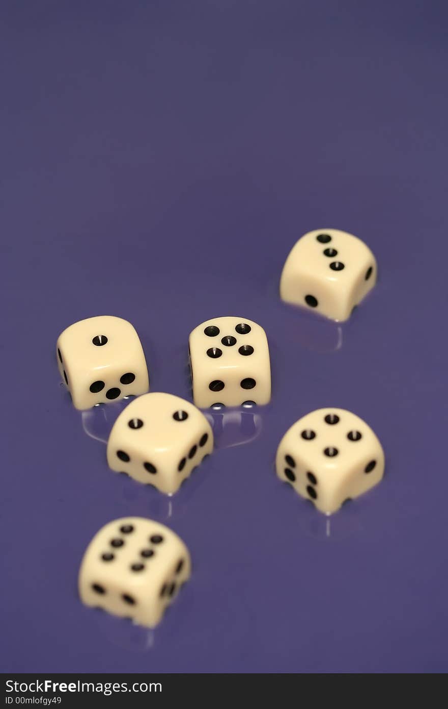 Dice in Blue Water II