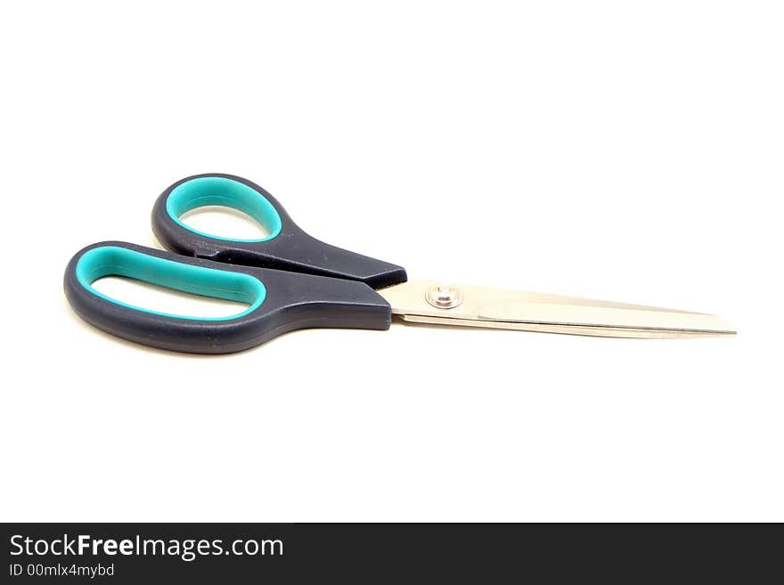 Scissors isolated against white background