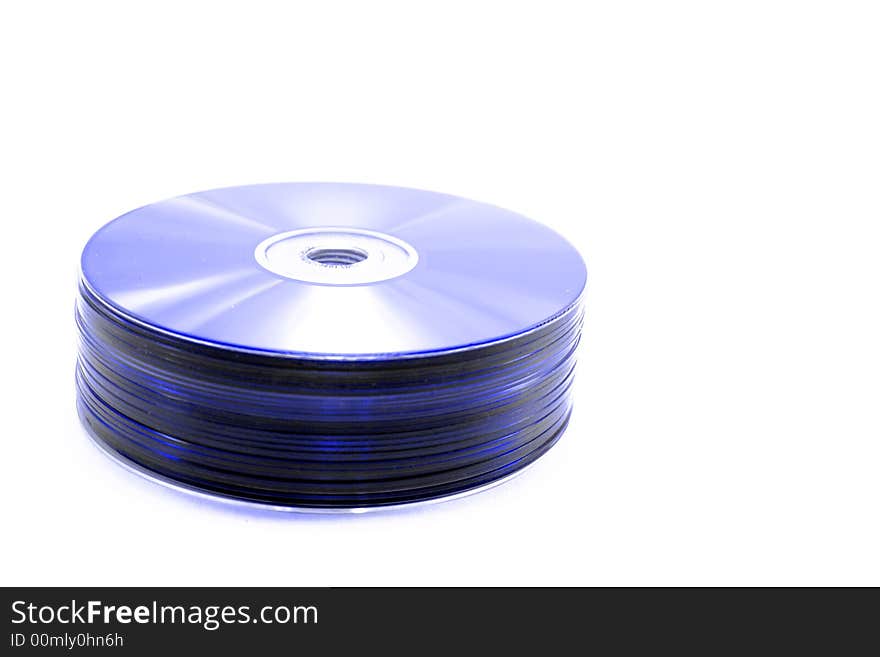 Isolated Disks on white background. Isolated Disks on white background