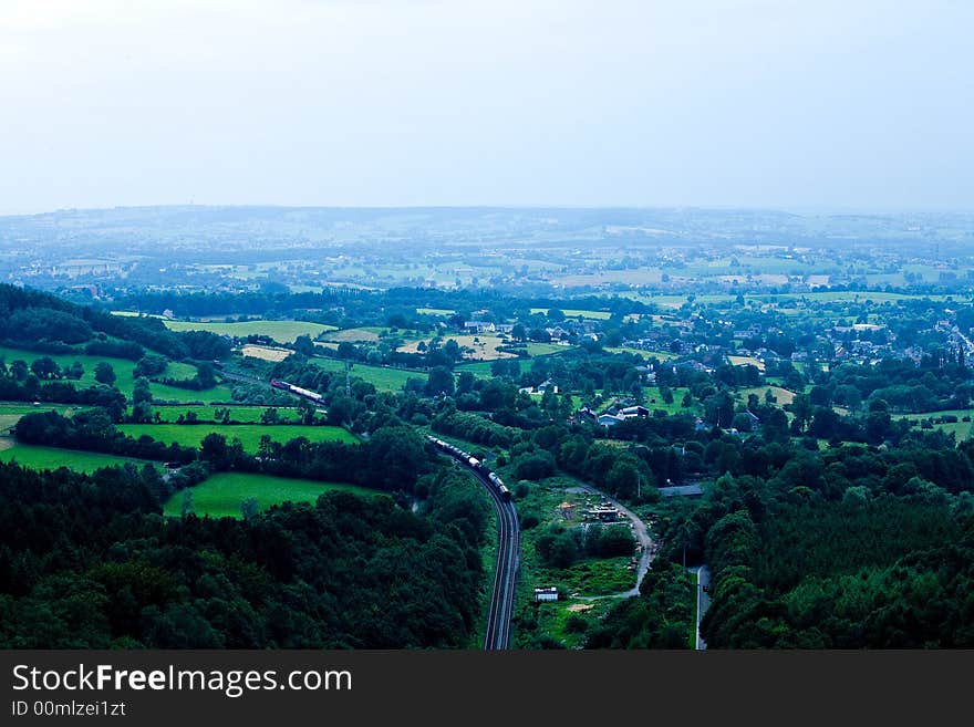 Panaroma view over Western Ger