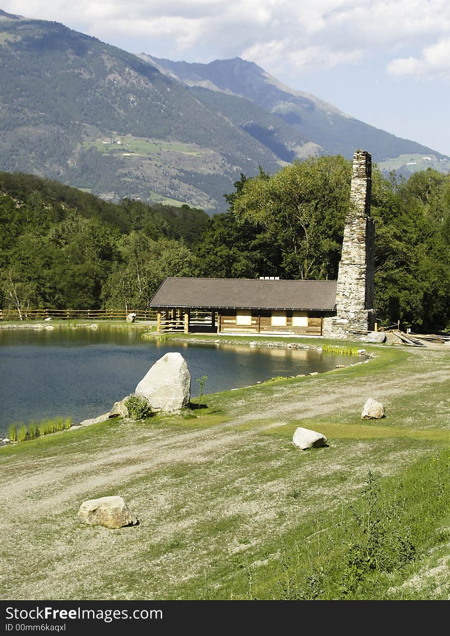 Cottage In Swiss Alps