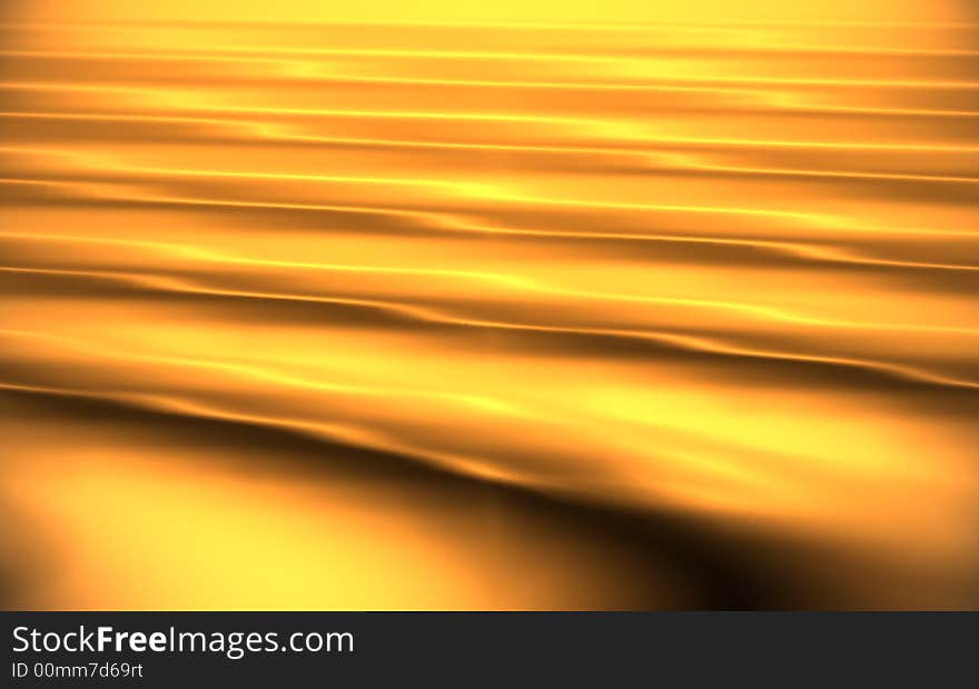 Golden waves