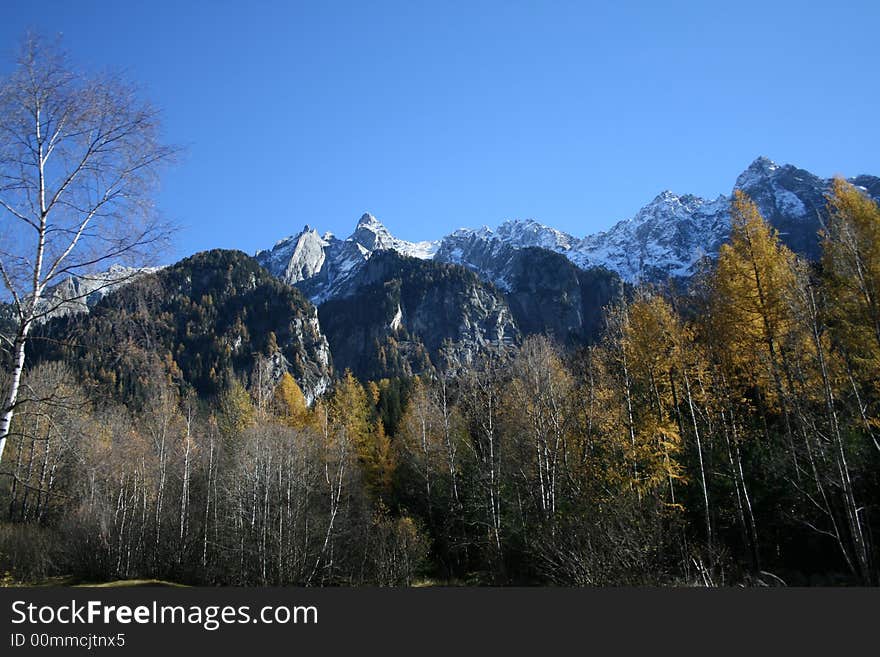 Mountain Landscape Autumn