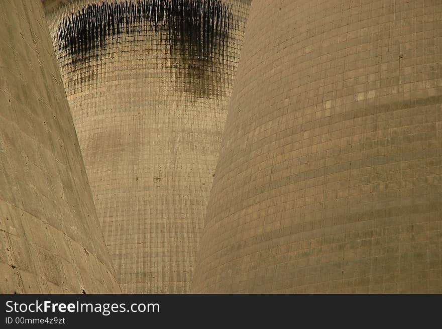 British Cooling Towers outside a power station