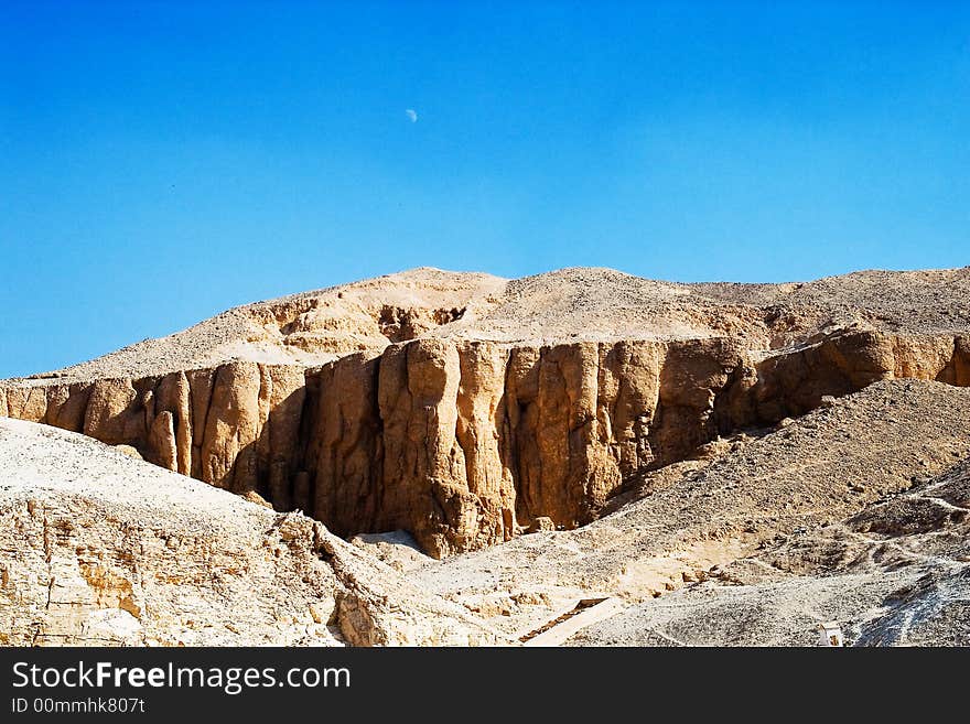 Valley of king in Egypt. Luxor