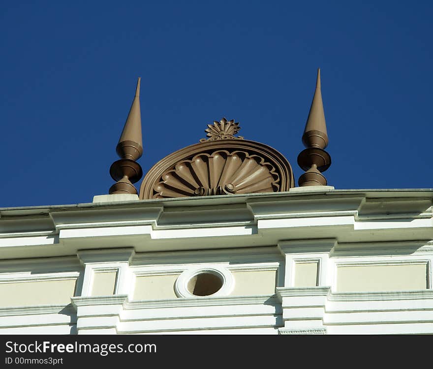 Beautiful historic tenements in Poland