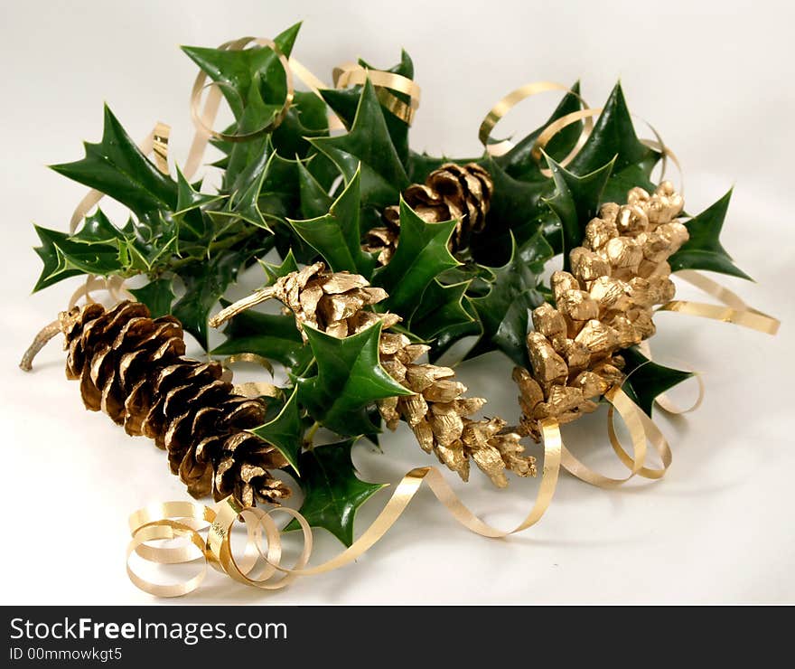 Golden Christmas Decorations