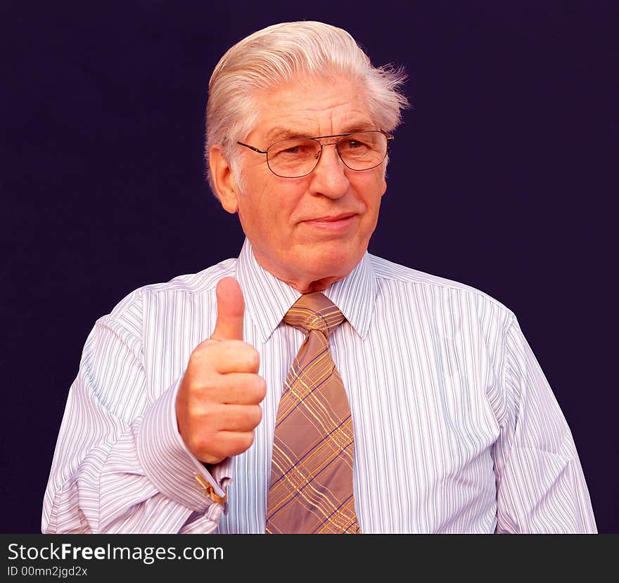 Giving you the thumbs up the chairman