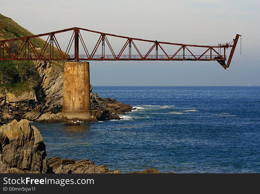 Old Cargo Building By The Sea