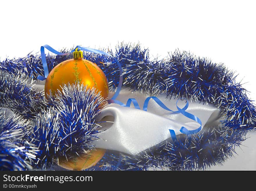 Christmas decoration isolated On White