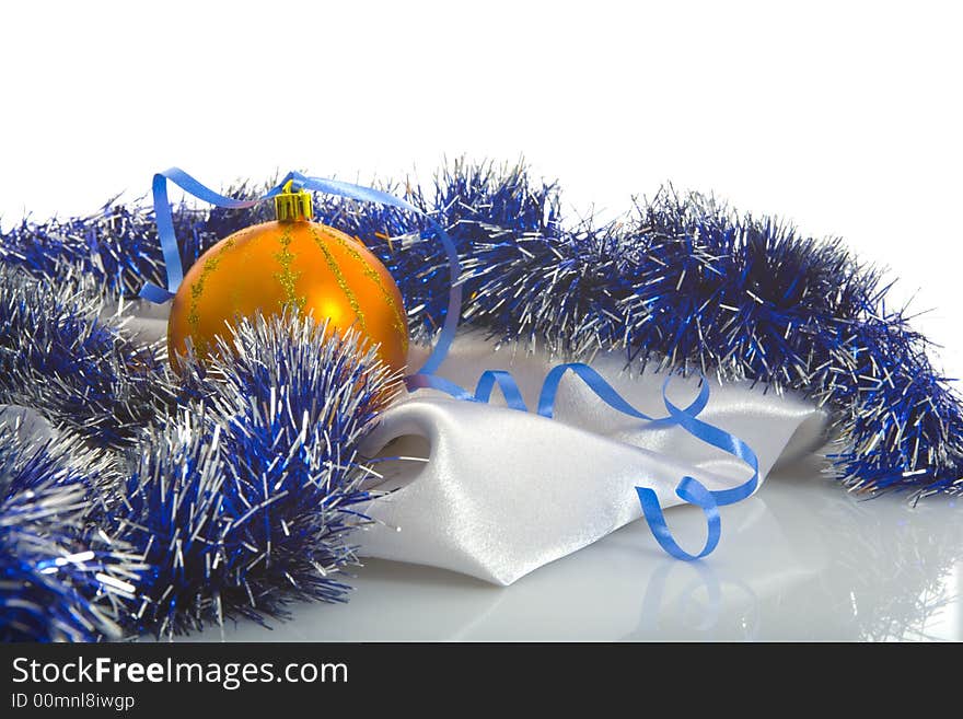 Christmas decoration isolated On White