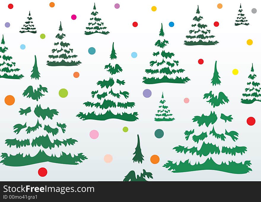 Christmas illustration. Vector