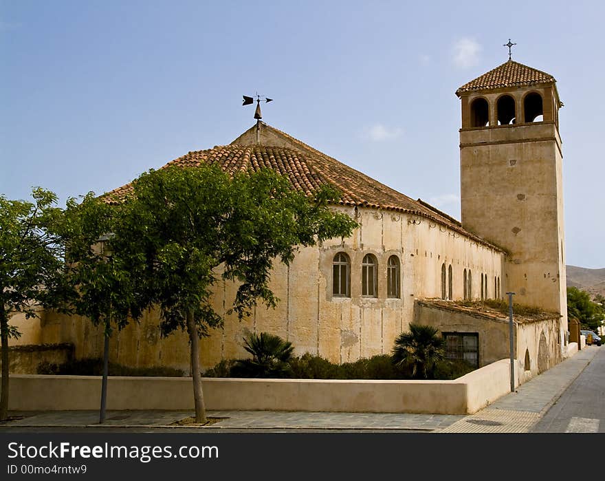 Antique church located in Almeria, Spain. Antique church located in Almeria, Spain