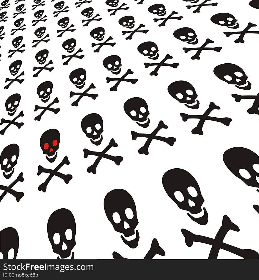 Skull Background