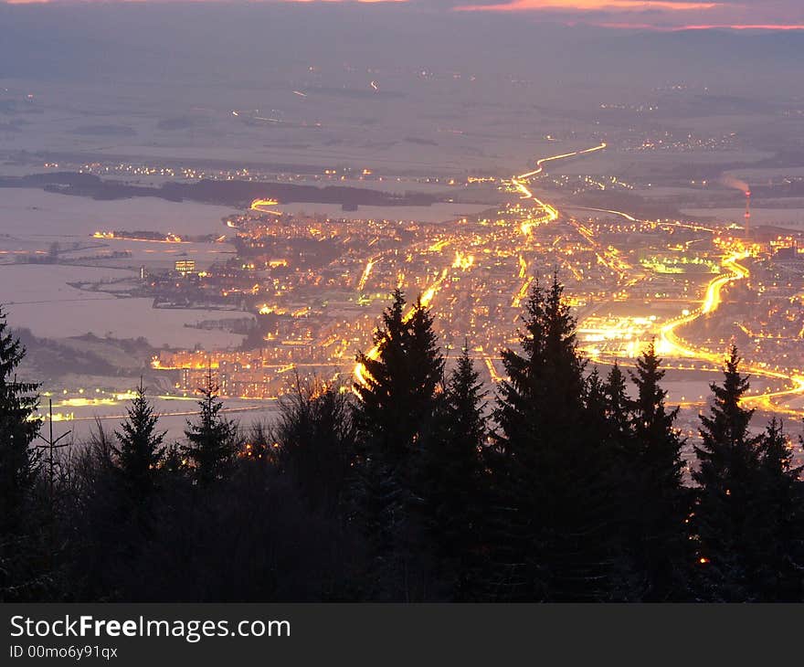 View from the top of magura hill. View from the top of magura hill