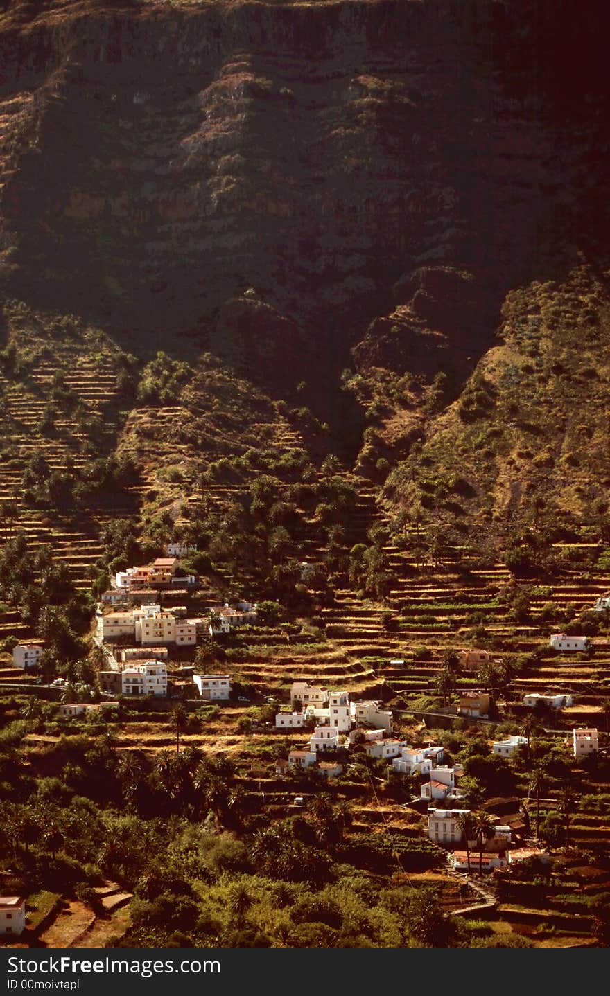 Agricultural terraces Gomera