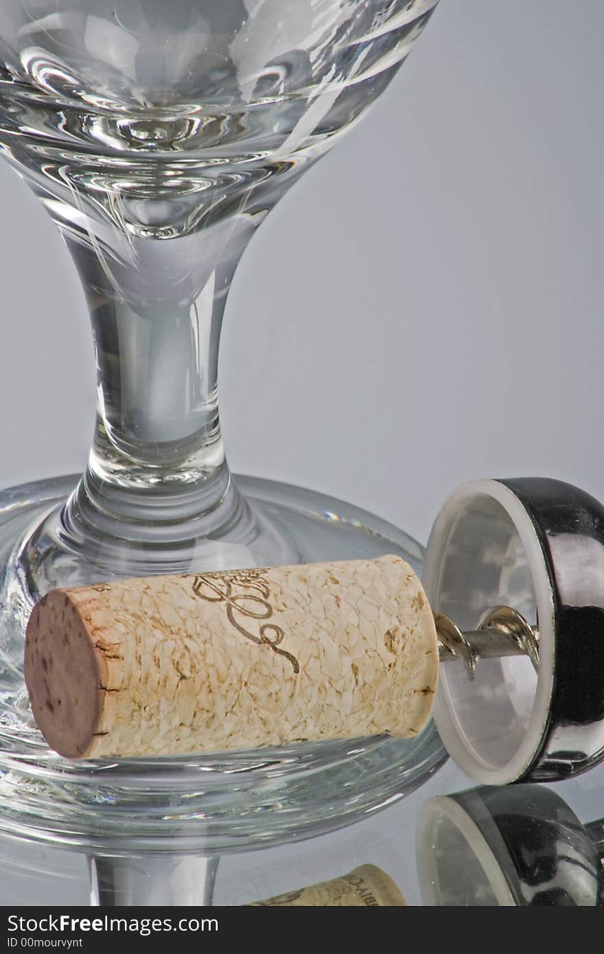 Glass and cork