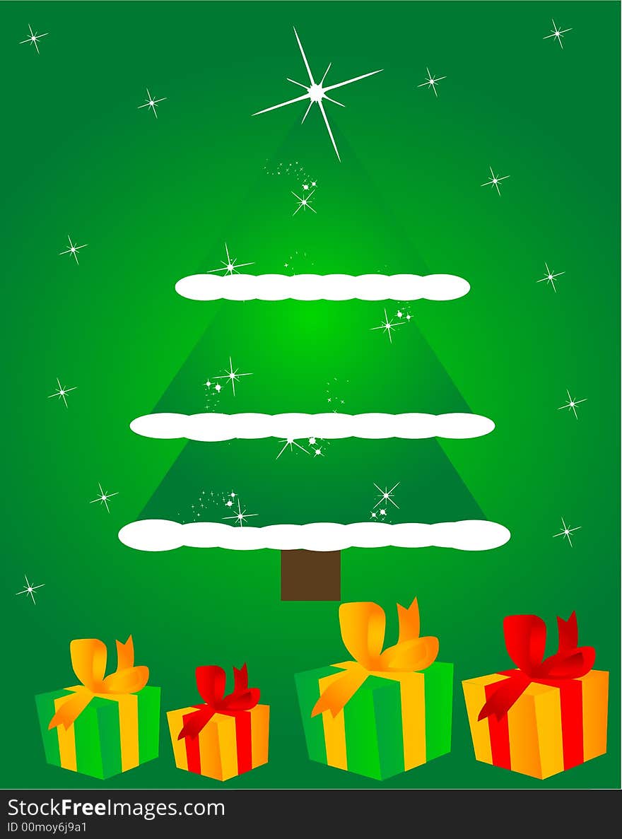 Christmas gift, vectors work , jpg + eps