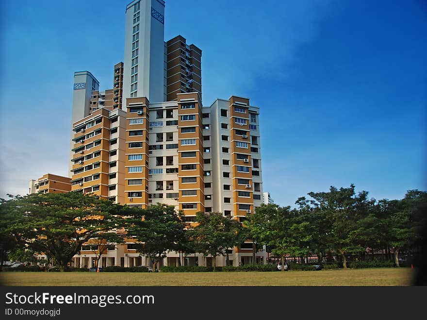 Modern building and skyscraper