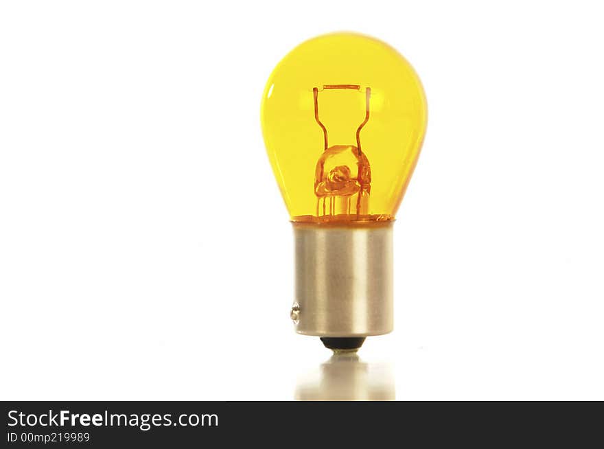 Bulb  on a white background