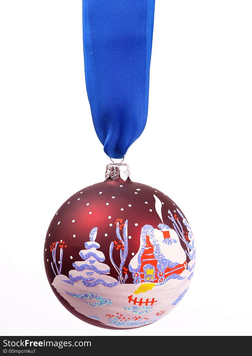 Christmas Ball  on white background