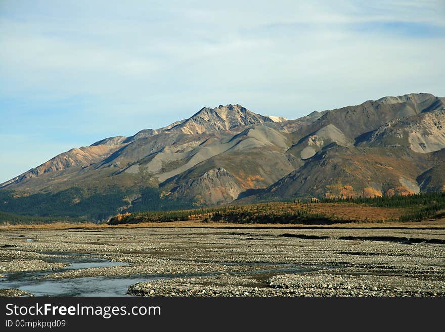 Alaska mountians in Denali Park. Alaska mountians in Denali Park.