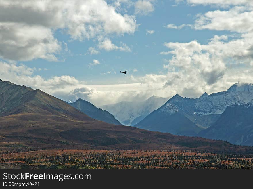 Alaska mountians in north country. Alaska mountians in north country