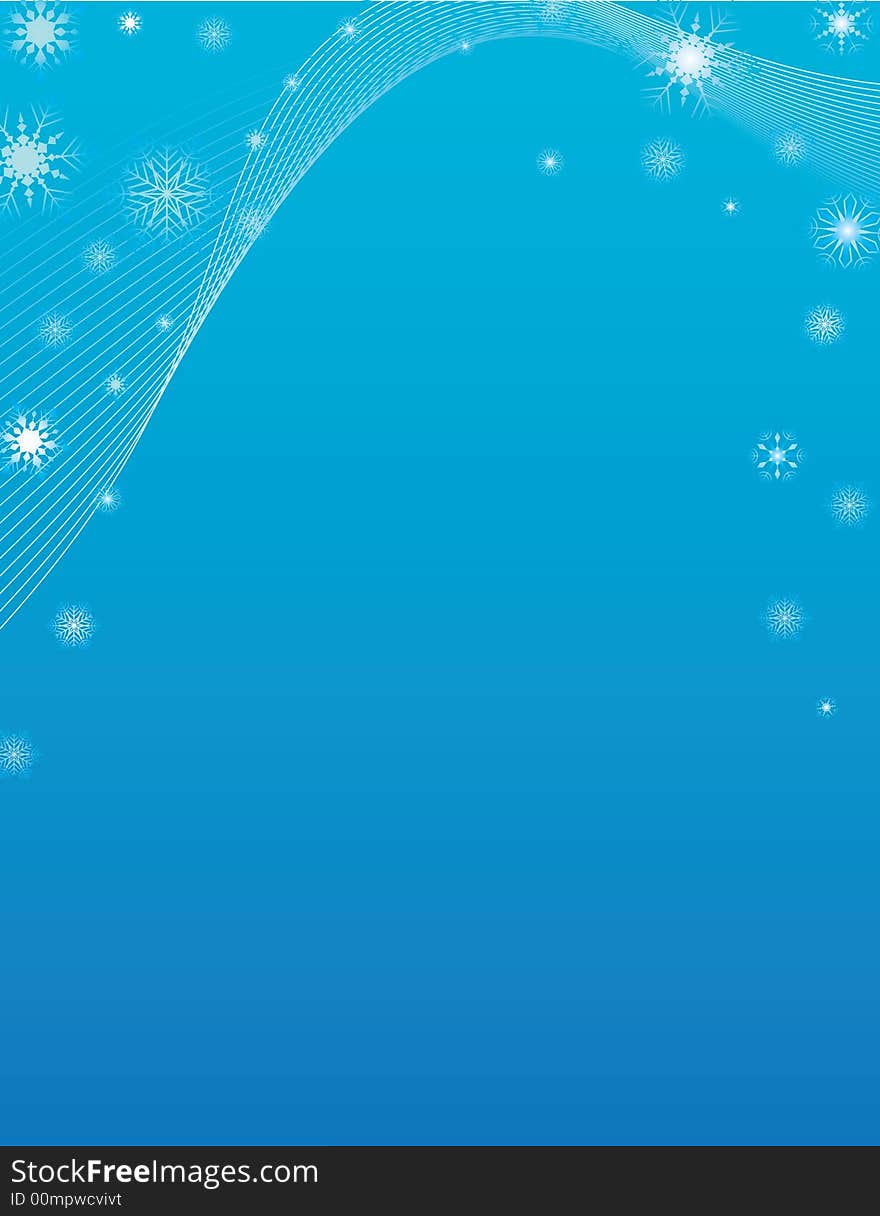 Snowflakes background