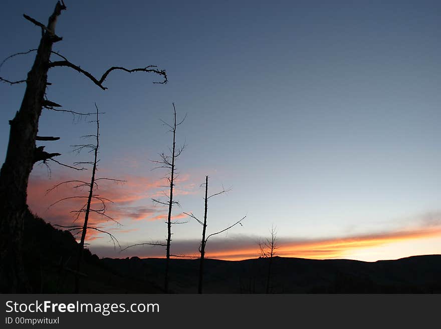 Sunset, Mongolia