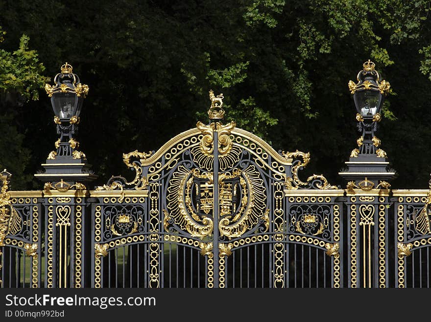 Green Park Gate near Buckingam Palace