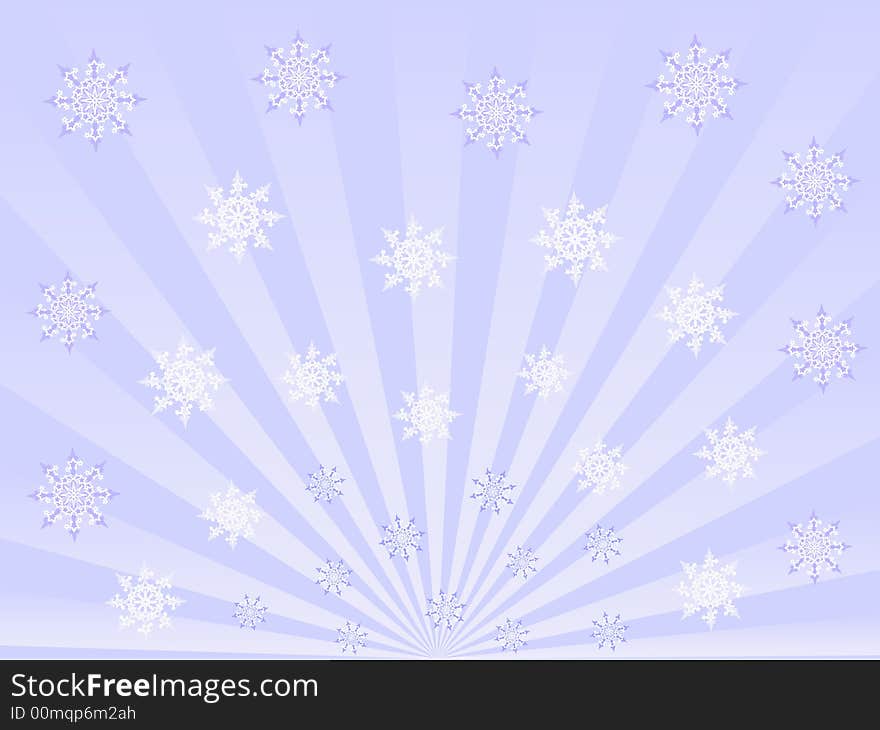 Winter light  background with snowflakes. Winter light  background with snowflakes.