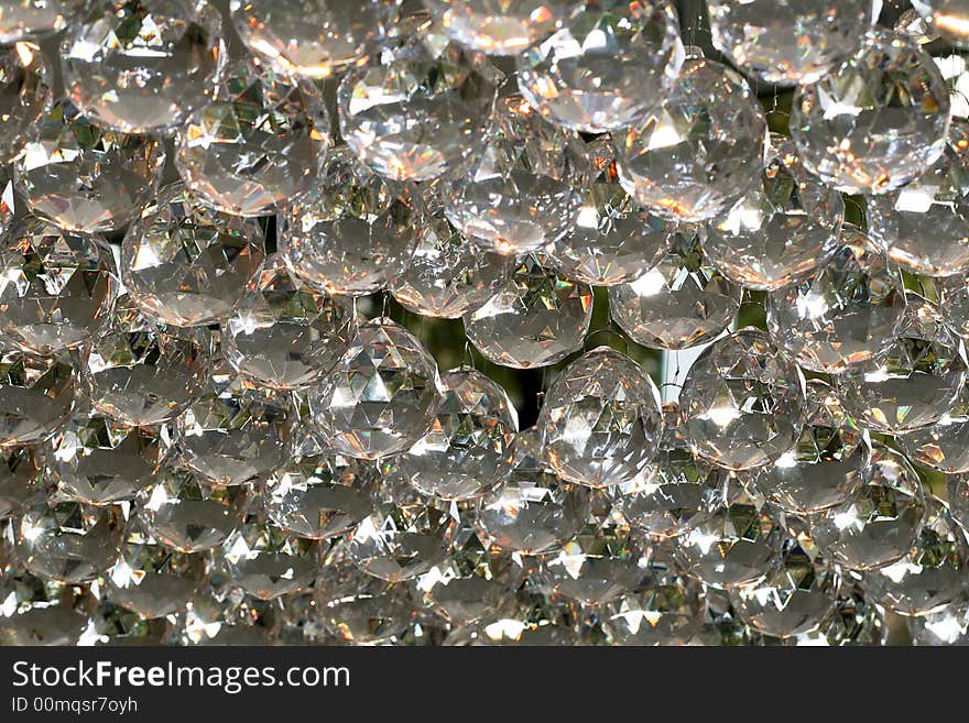 Bunch of diamond style luxury crystal balls. Bunch of diamond style luxury crystal balls