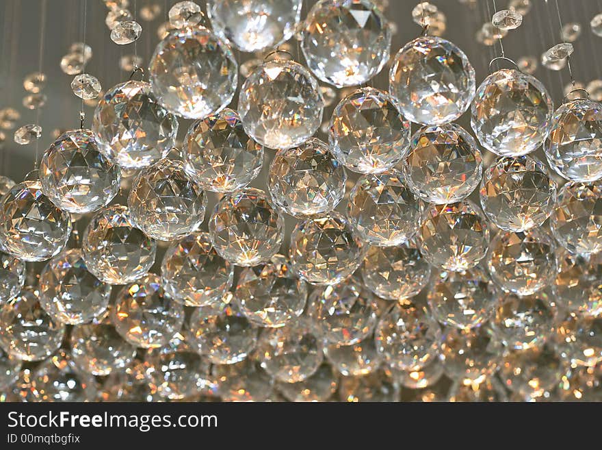 Bunch of diamond style luxury crystal balls. Bunch of diamond style luxury crystal balls