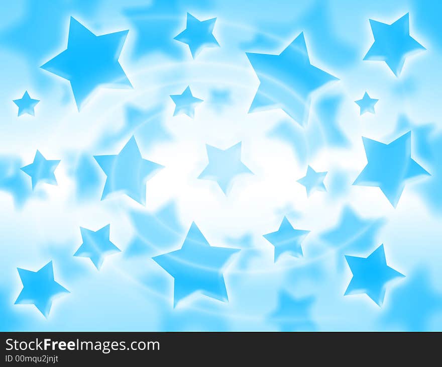 Abstract Background With Stars