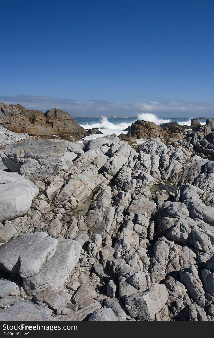 Rocky coastline of the Western Cape