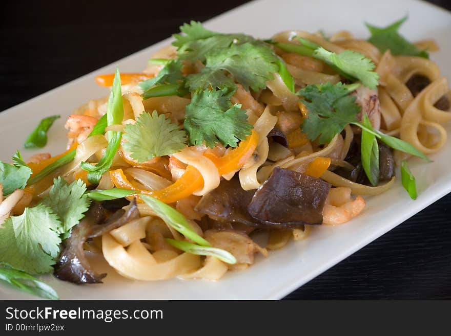 Chinese salad (close up image)