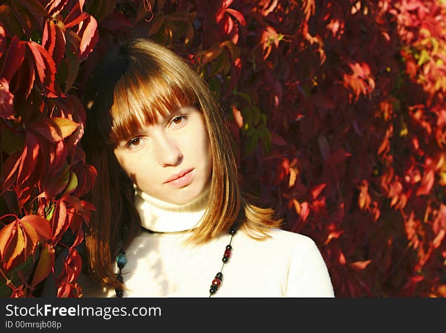 Girl in Autumn 2