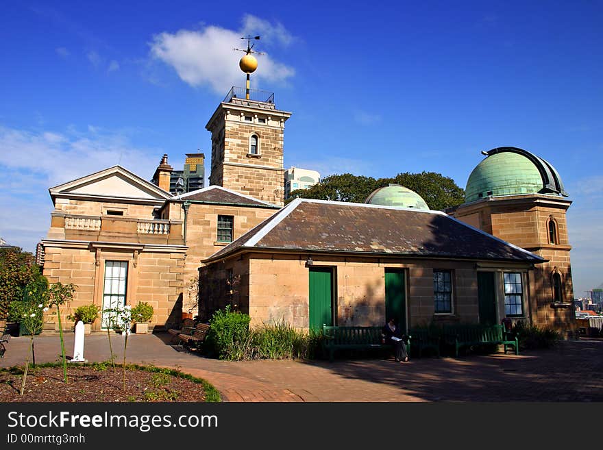 Historic building and architecture of the Sydney Observatory. Historic building and architecture of the Sydney Observatory