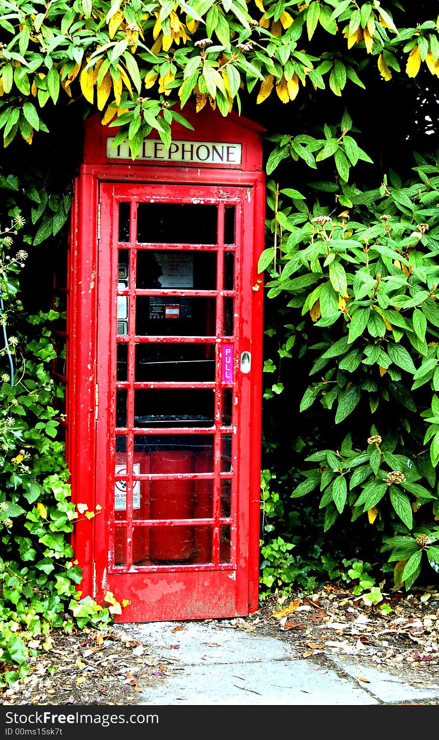 Telephone Box,Kenmore,Aberfeldy,Perthshire,Scotland,UK.