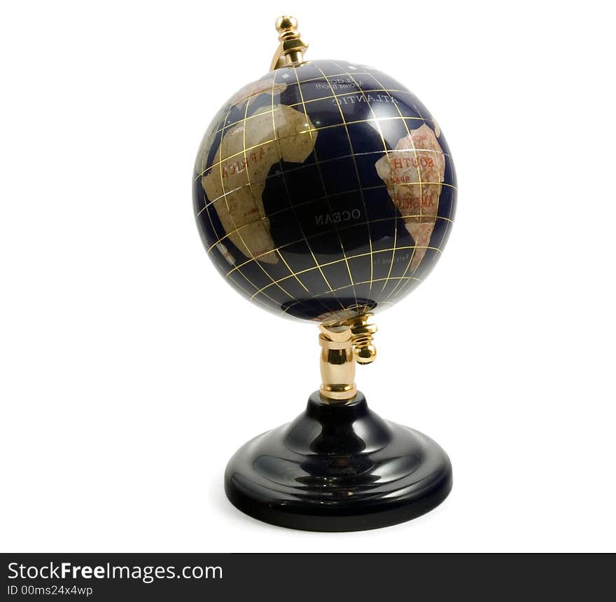 Globe - model of Earth planet with continent and countries