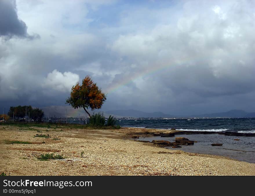 Rising rainbow