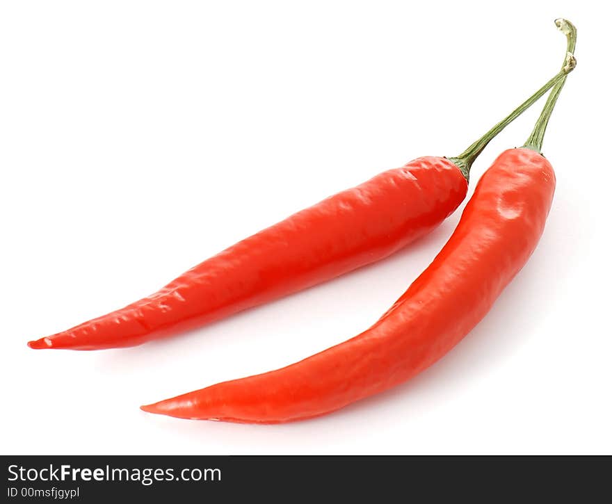 Two chili peppers