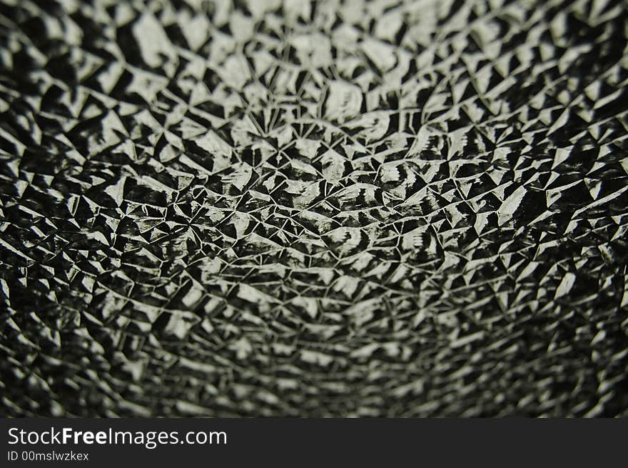 Black and white background of glass. Black and white background of glass